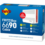 Fritz!Box 6690 Cable International Router (white red)