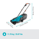 Cortacésped a batería gardena easymax 3218v p4a set 40