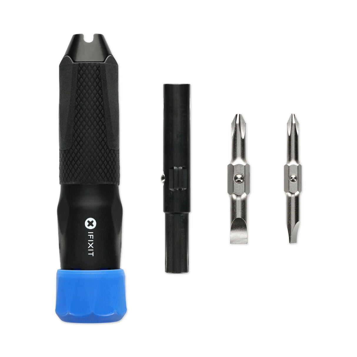 Conjunto de bits de driver Ifixit narwhal 6 em 1 (preto azul)