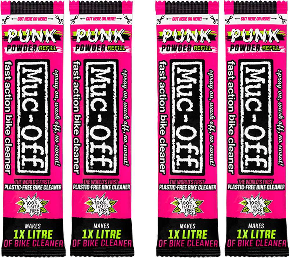 Muc-off punk powder (4-pack) bike cleaner