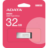 Adata UR350 32 GB USB stick (nickel black, USB-A 3.2 Gen 1 (5 Gbit/s))