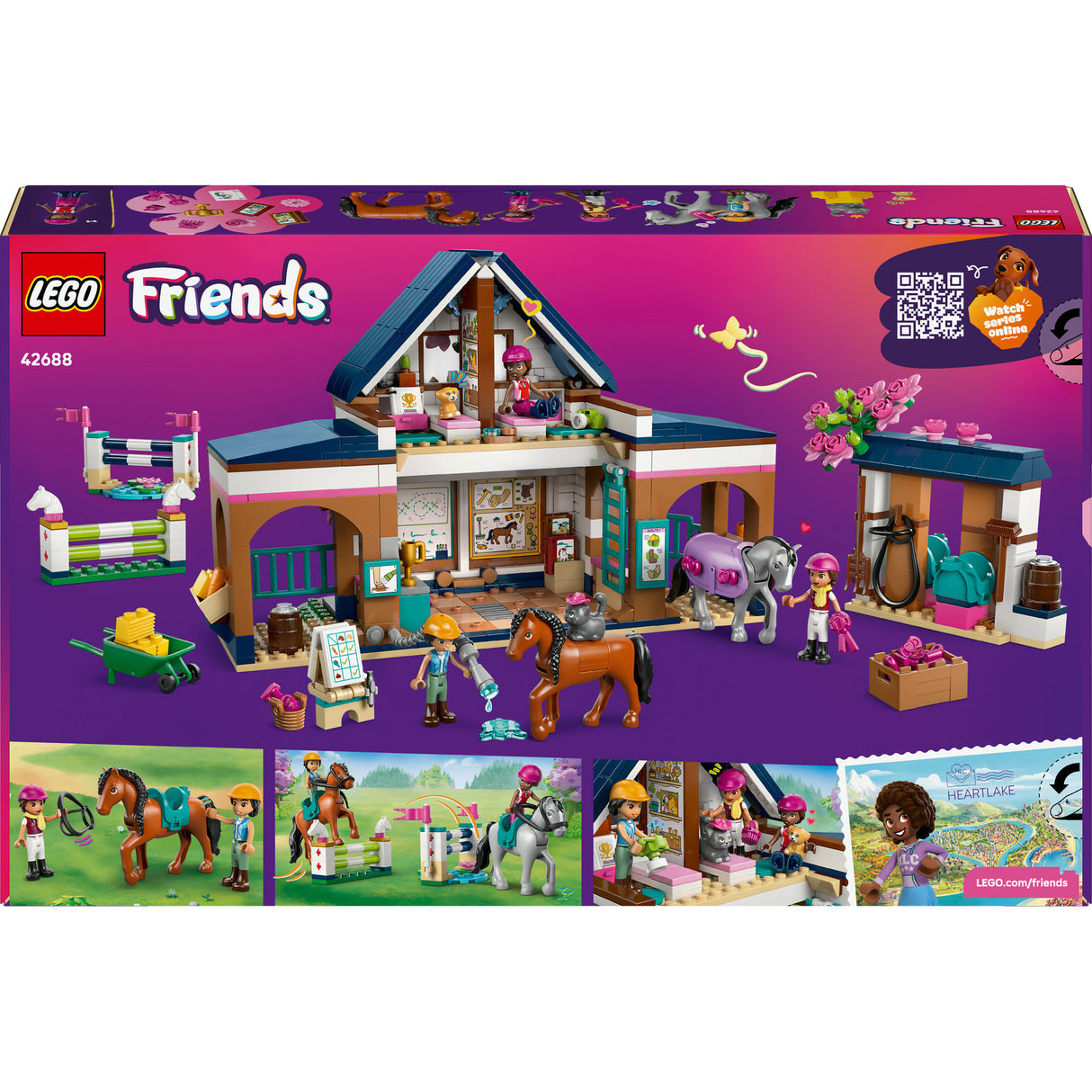 Lego friends 42688 hestestall og rideskole