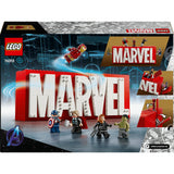 Lego superhelter 76313 marvel-logo og minifigurer