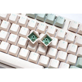 Ducky One 3 Matcha TKL, keyboard (cream green, US layout, Cherry MX Blue, PBT Double Shot, hot swap)