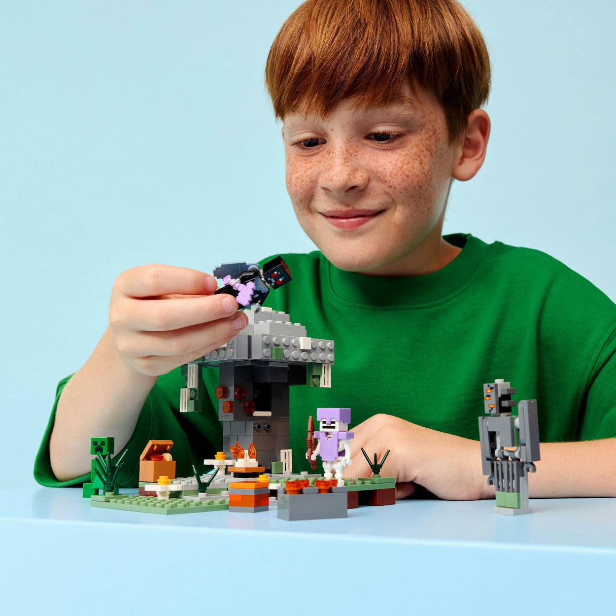 Lego minecraft the pale garden constructiespeelgoed