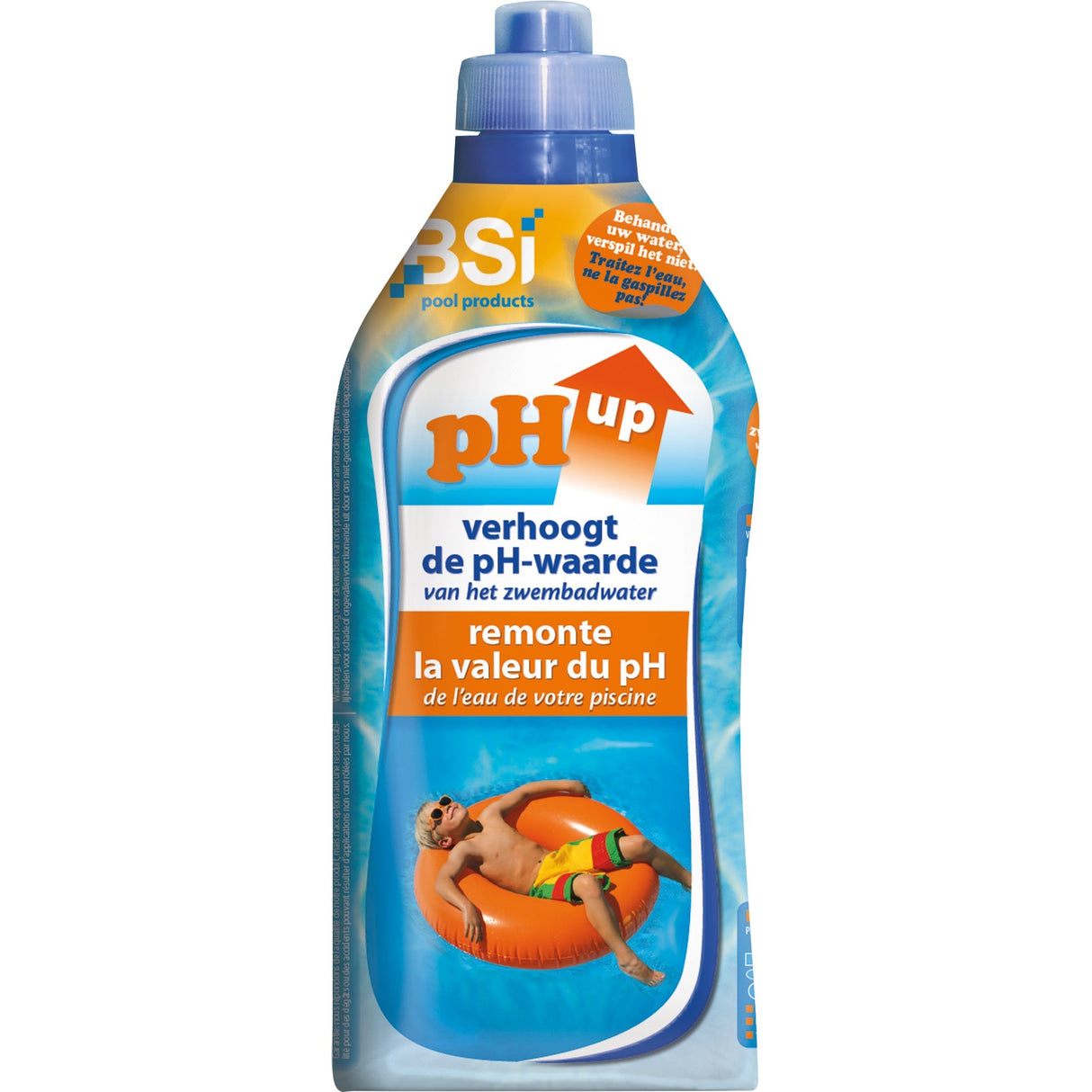 BSI pH Up Liquid, 1 liter water treatment product
