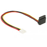 Delock floppy 4 pin female > SATA 15 pin female cable (0.3 meter)