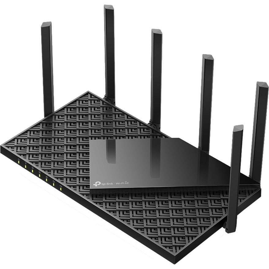 TP-Link Archer AXE75 AXE5400 Tri-Band Gigabit Wi-Fi 6E Router (Black)