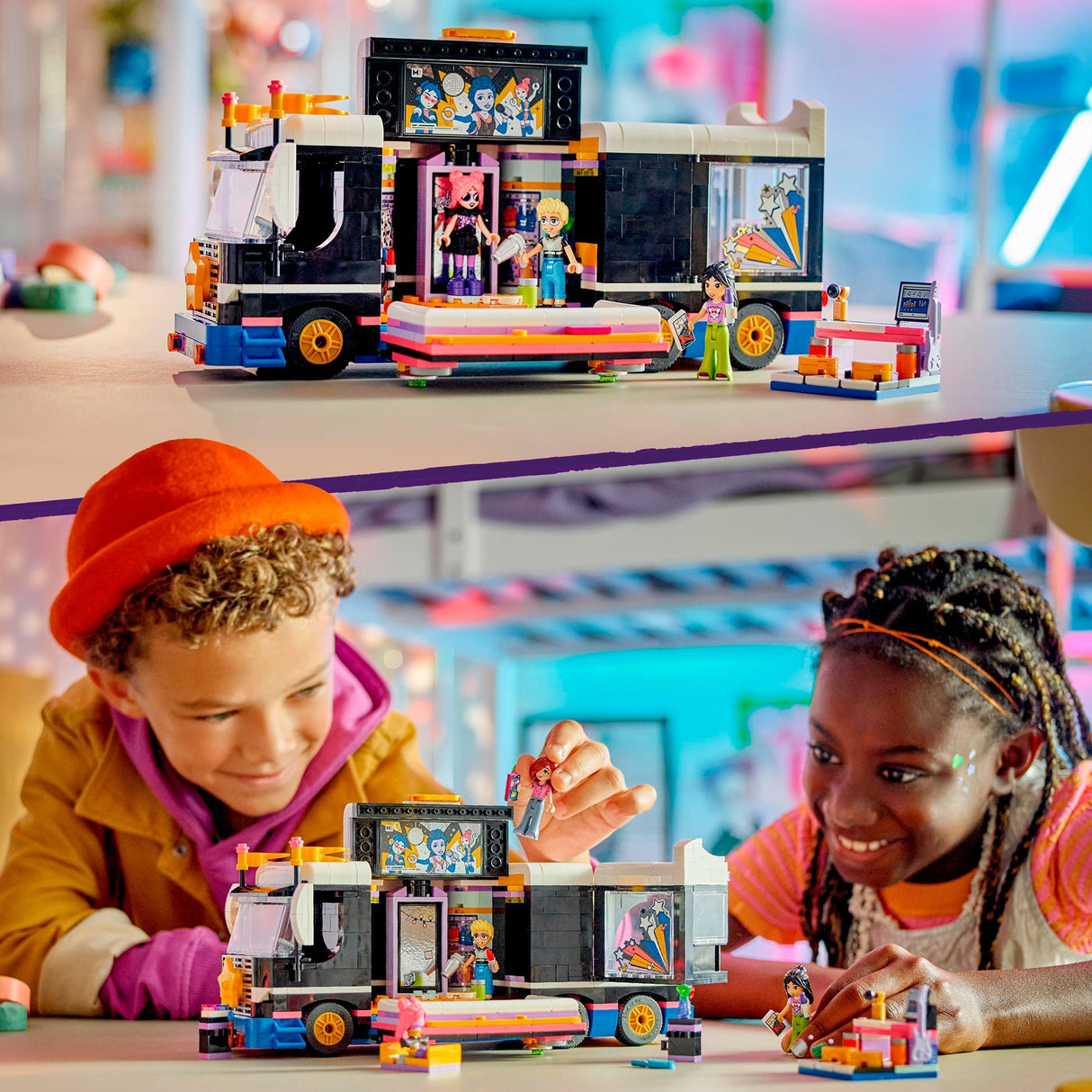 LEGO LEGO Friends 42619 Tourbus da Popster