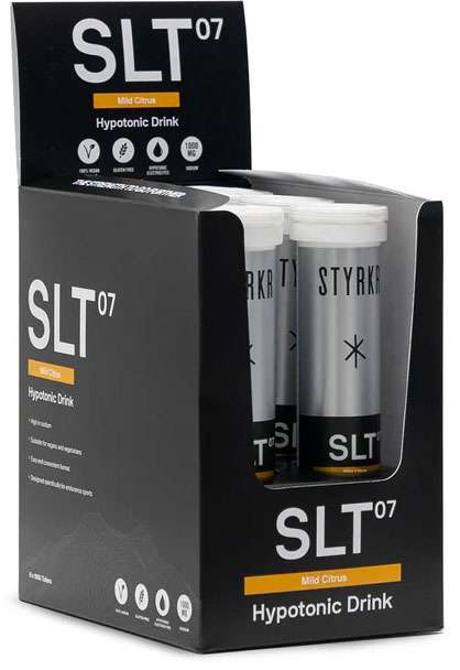 Styrkr slt07 1000mg 12 electrolyte effervescent tablets 6er box