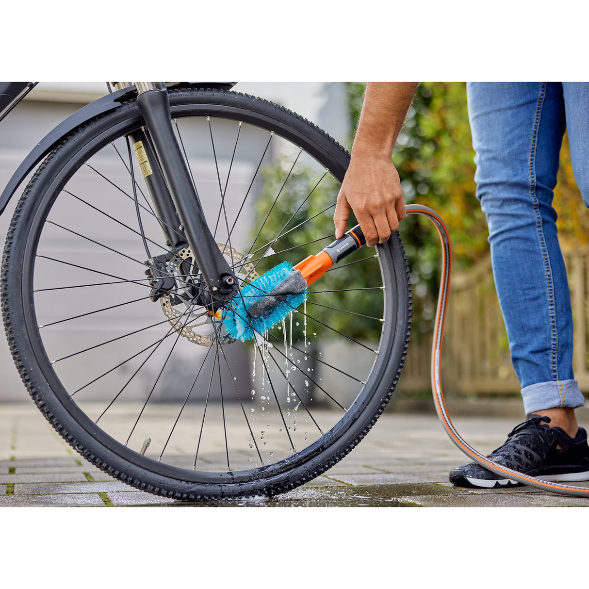 Gardena cleansystem dviračių šepetėlių valymo rinkinys