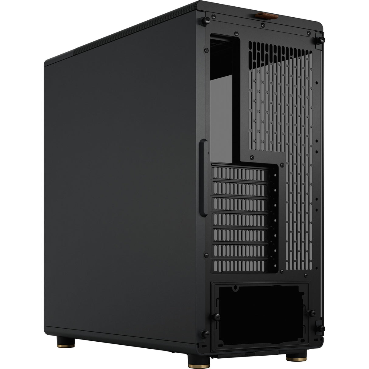 Fractal design north midi tower behuizing (zwart | 2x usb-a | 1x usb-c | tempered glass)