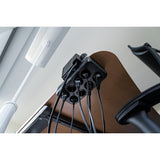 Brennerstuhl estilo duplex socket with switch socket (black silver, 2x slot for keystone modules)