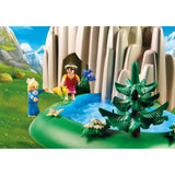 Playmobil Heidi - Heidi, Peter and Clara at the Crystal Lake Playset (70254)