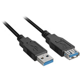 Sharkoon USB 3.0 predlžovací kábel (čierny, 2 metre)