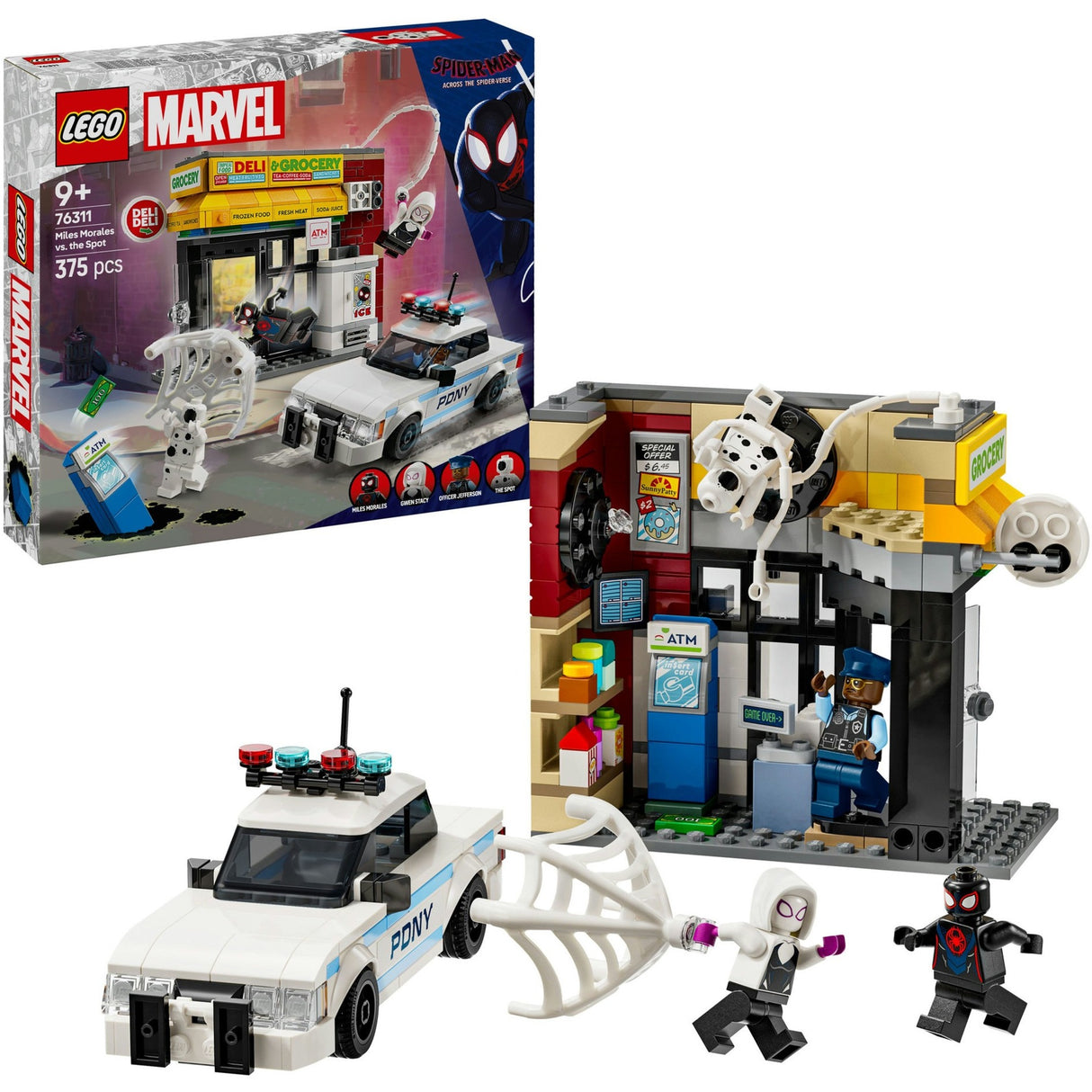 Lego super-heróis 76311 verso-aranha: milhas morales vs.