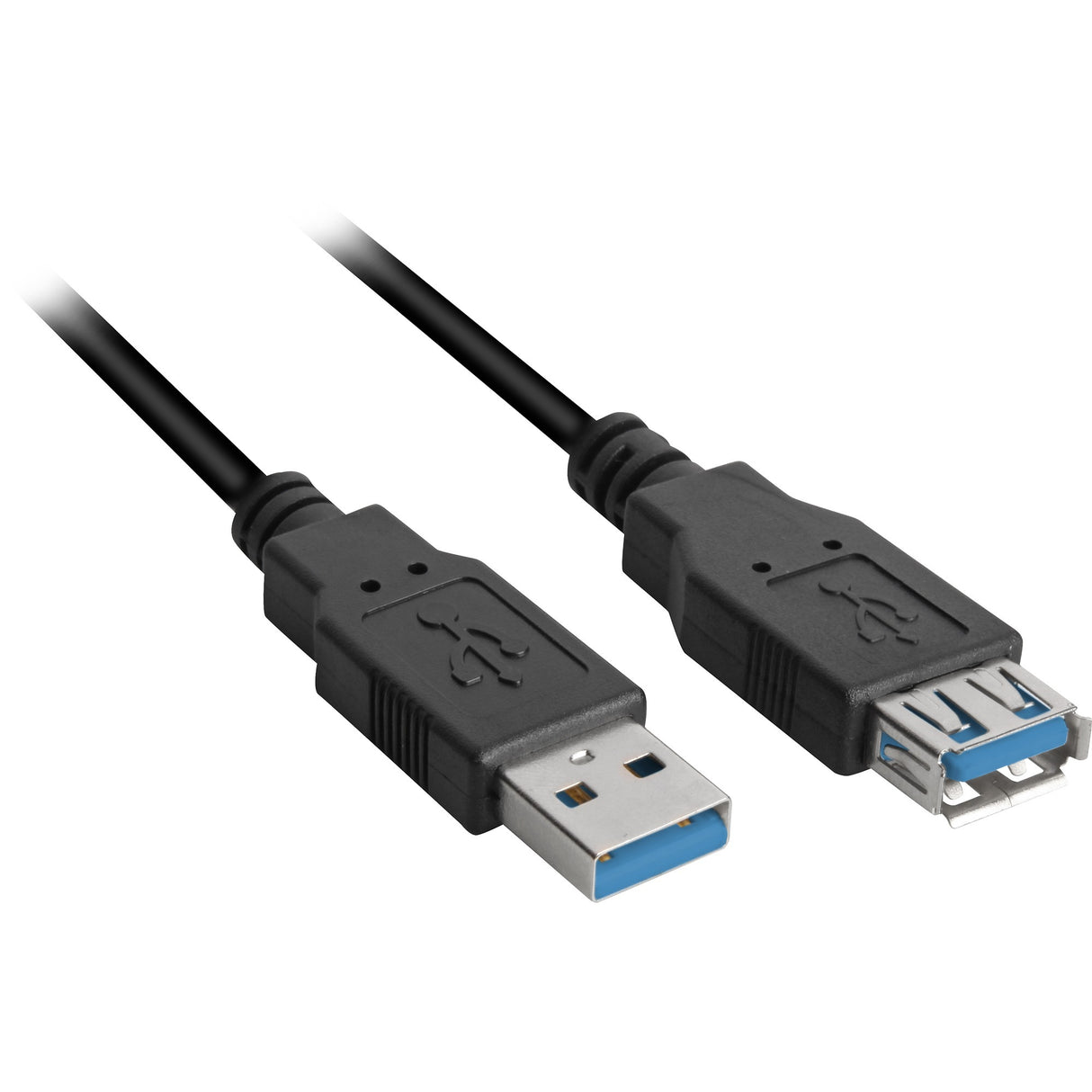 Sharkoon USB 3.0 jatkojohto (musta, 1 metri)