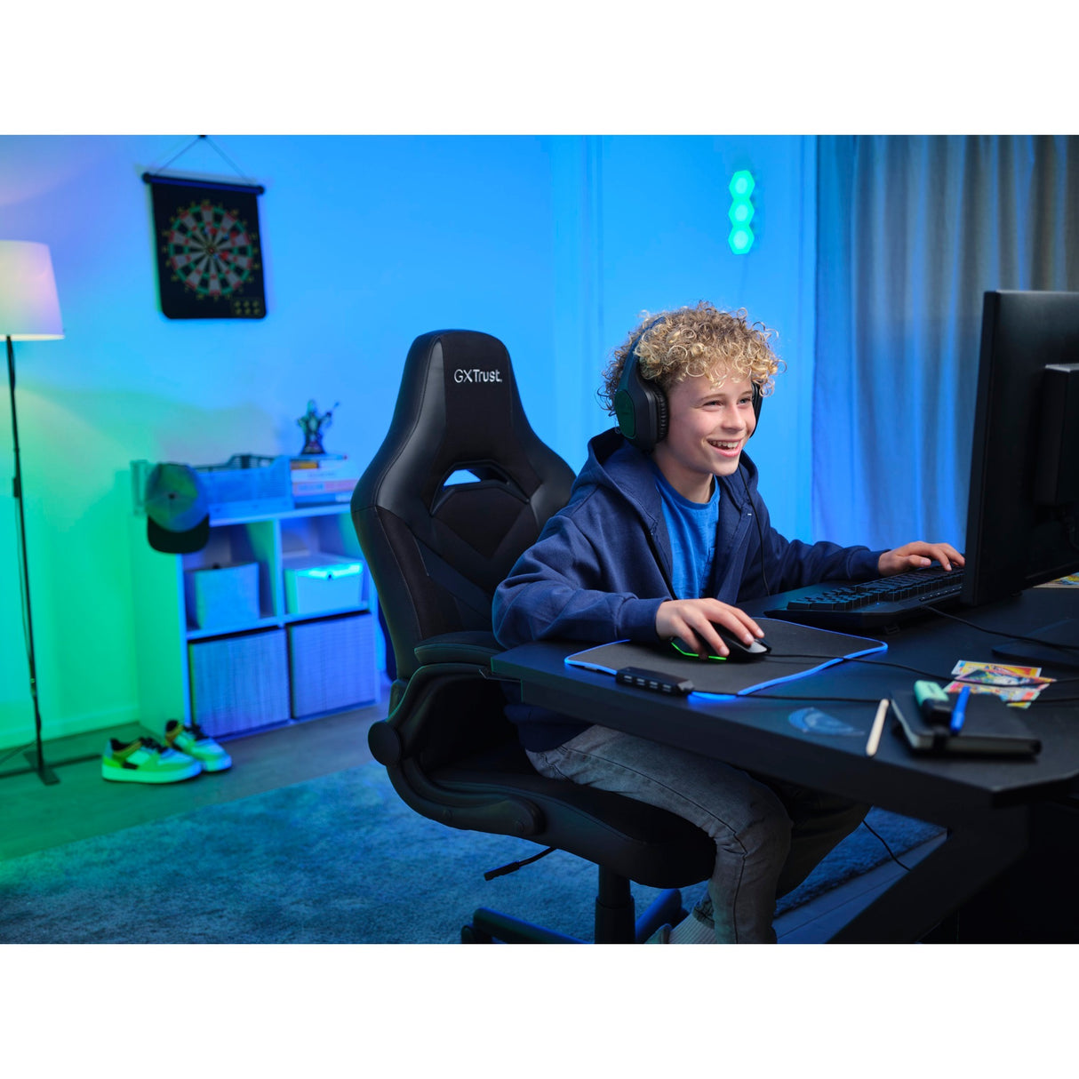 Trust GXT 703 Riye Gaming Chair (black)