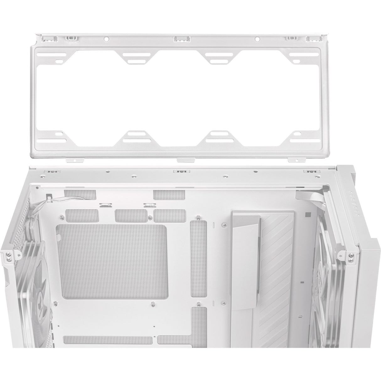 Asus TUF Gaming GT302 ARGB Midi Tower Case (White | 2x USB-A | 1x USB-C | RGB | Tempered Glass)