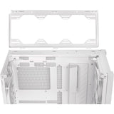 Asus TUF Gaming GT302 ARGB Midi Tower Case (White | 2x USB-A | 1x USB-C | RGB | Tempered Glass)
