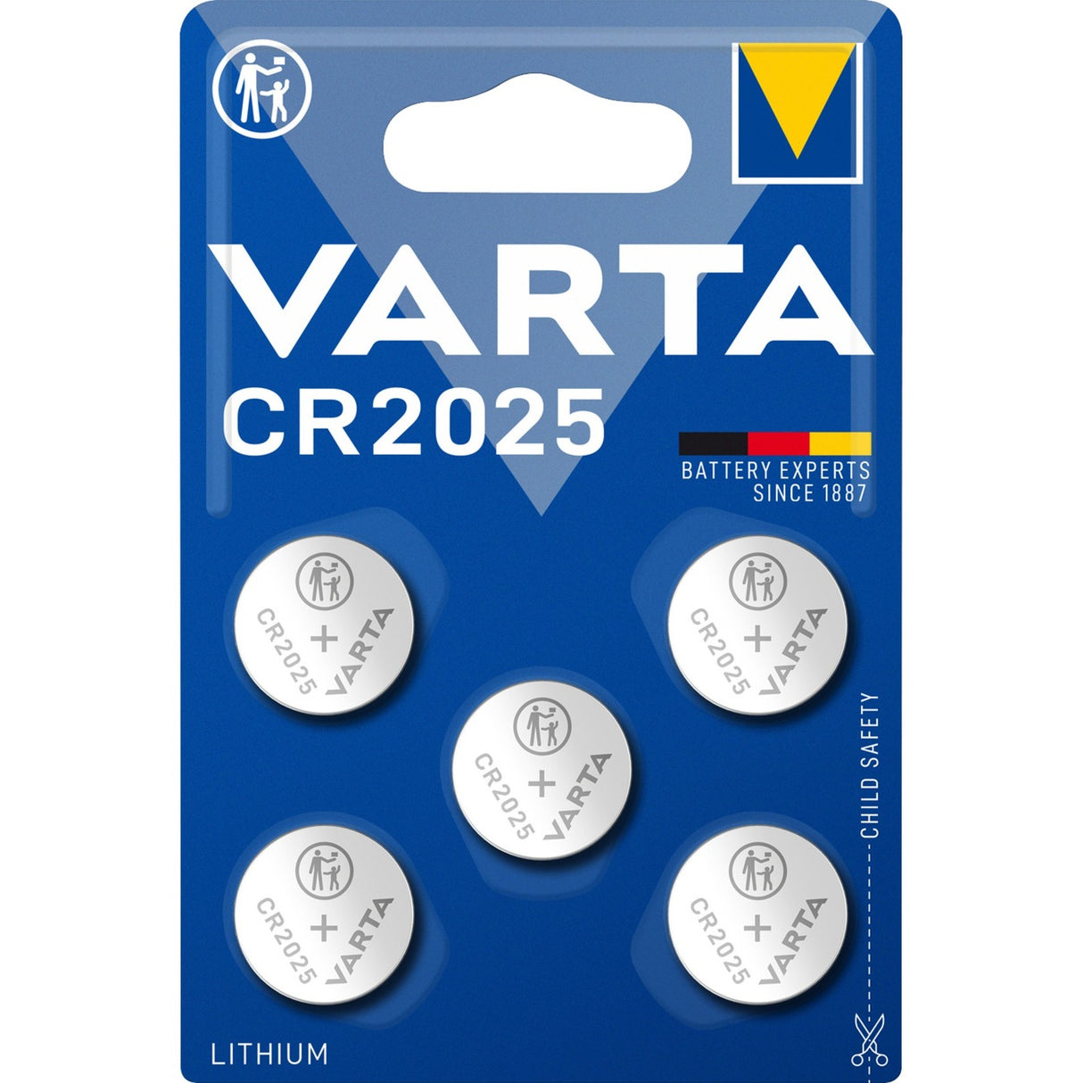 Moeda de lítio Varta CR2025