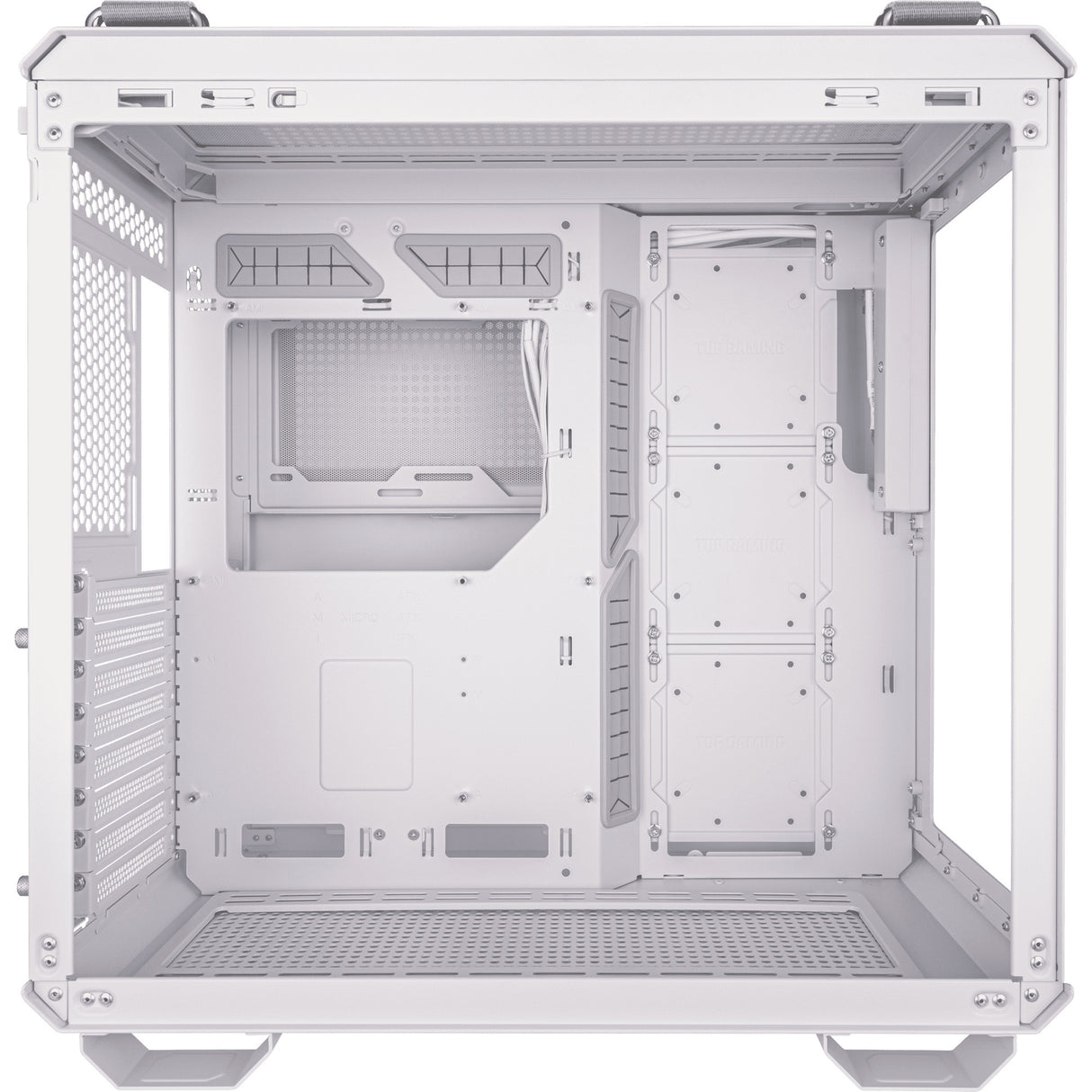 Asus TUF Gaming GT502 Midi Tower Case (white | 2x USB-A | 1x USB-C | tempered glass)