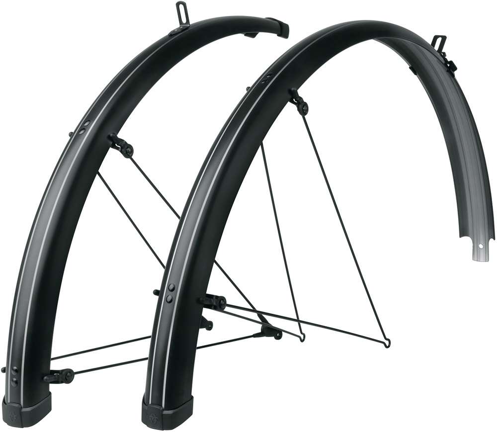 SKS BLEUMELS STRIPES 45MM FENDER SET, SORT