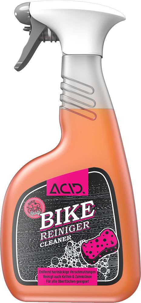 Acid bike cleaner