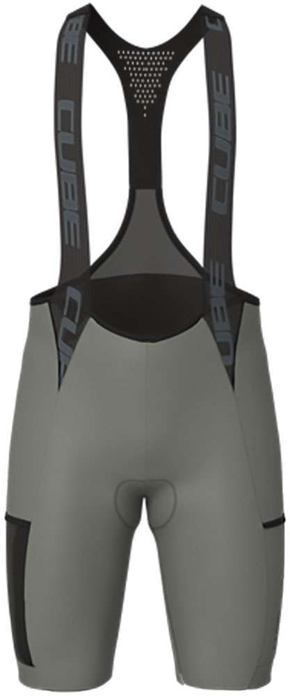 Cube gravel cargo - bib shorts with pad