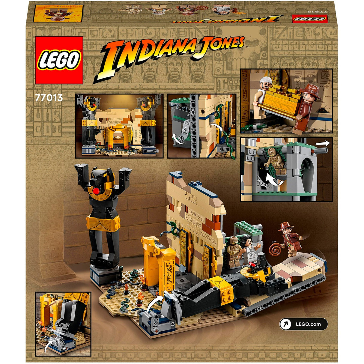 Lego Indiana Jones - Jouet de construction L'évasion du tombeau caché (77013)