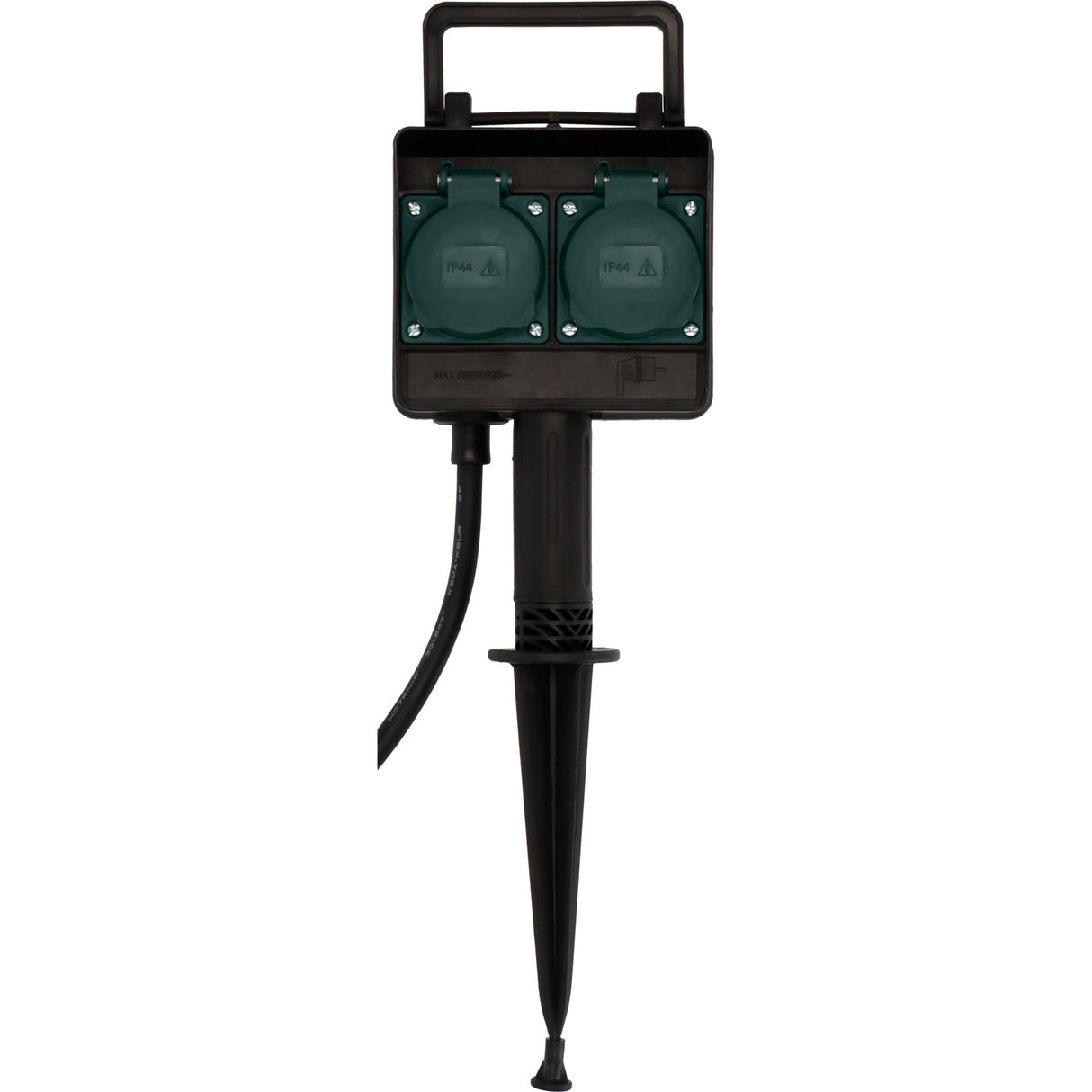 Brennenstuhl Garden Power Stake 1154430 (Black, 1.4 m, IP44)
