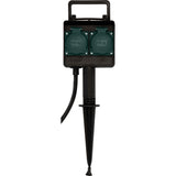 Brennenstuhl Garden Power Stake 1154430 (Black, 1.4 m, IP44)
