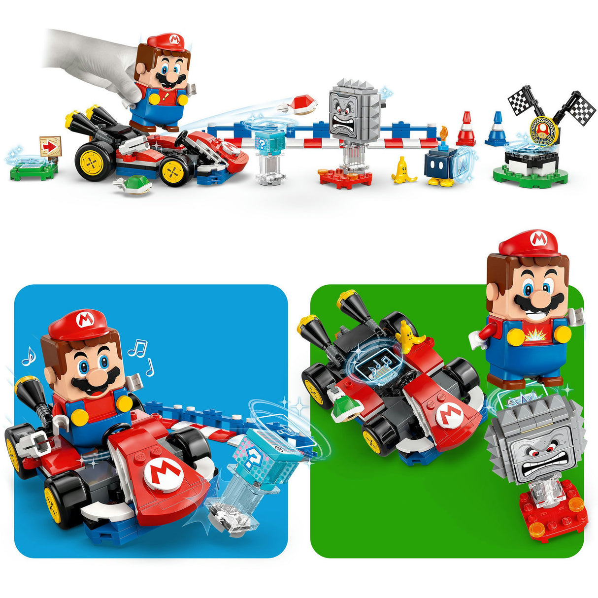 Lego super mario 72043 mario a standardní motokára