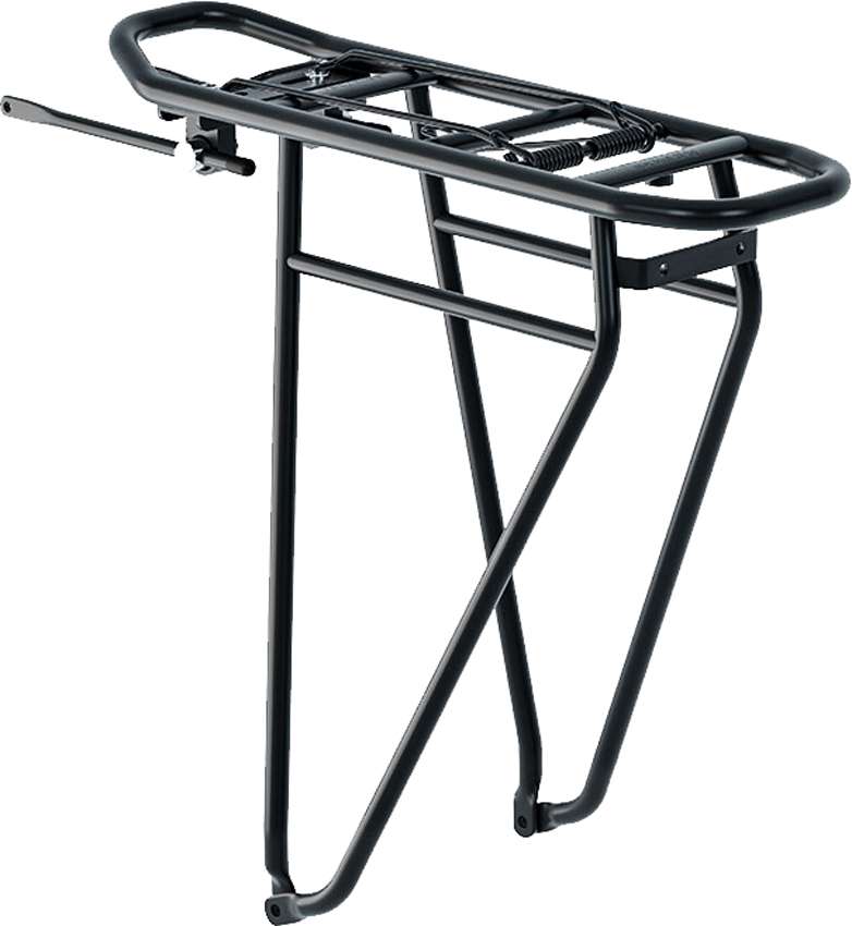 Tubus racktime basic 2.0 tour pannier rack with spring flap 28