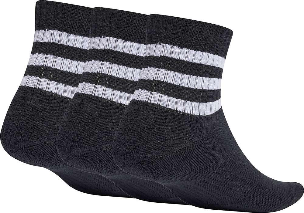 Adidas 3 stripe c spw mid - socks (3-pack)