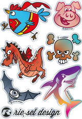 Rie:sel design re:flex kids - reflective stickers