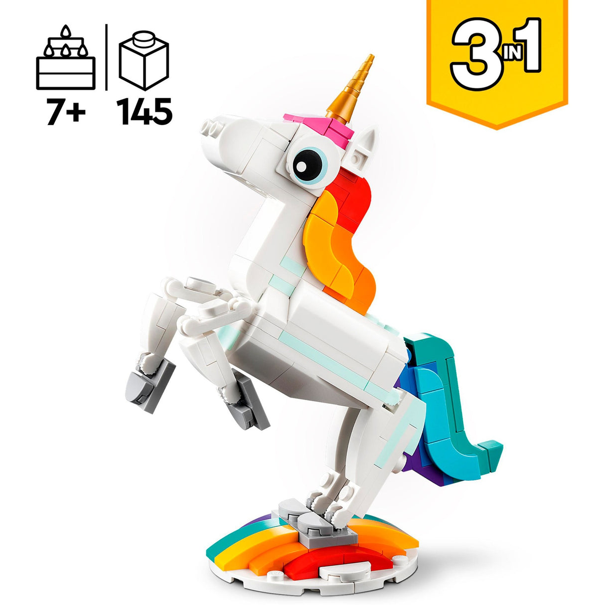 Lego Creator 31140 Licorne magique 3en1
