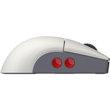 8bitdo retro r8 mouse - n edition (grey red, 50 - 26000 dpi, bluetooth usb-c 2.4 ghz)