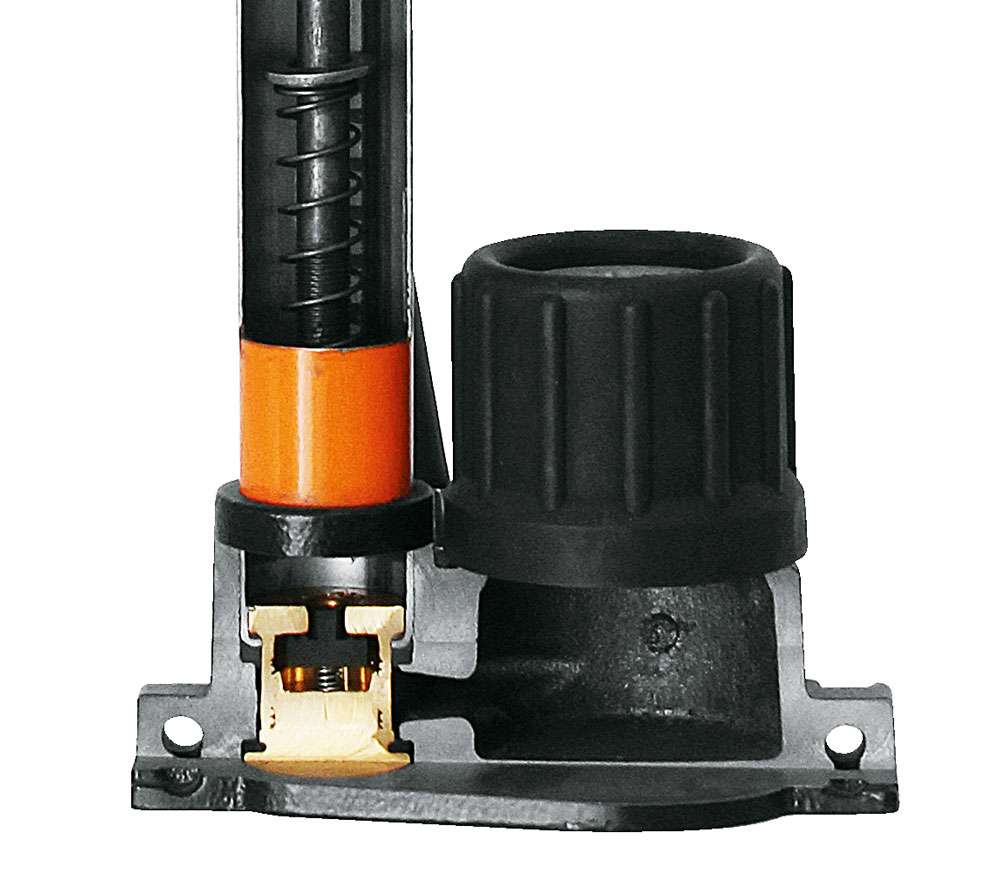 SKS Rennomppressor Bodenpumpe M Kupferdruck Nippel 10065