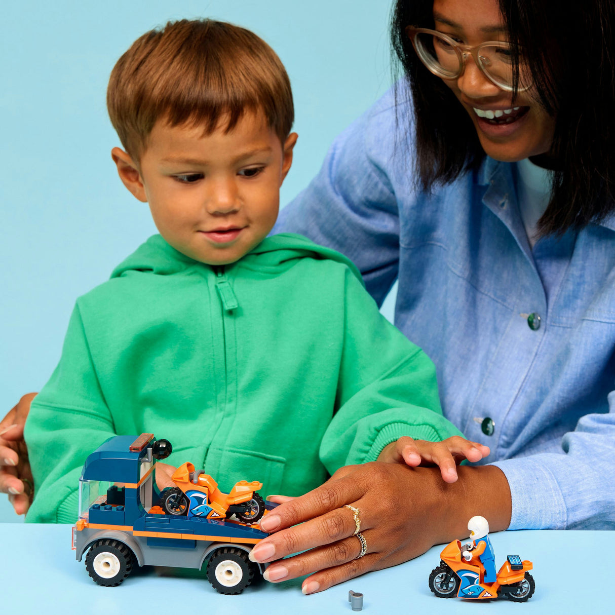 Lego city 60491 motorcykeltransporter