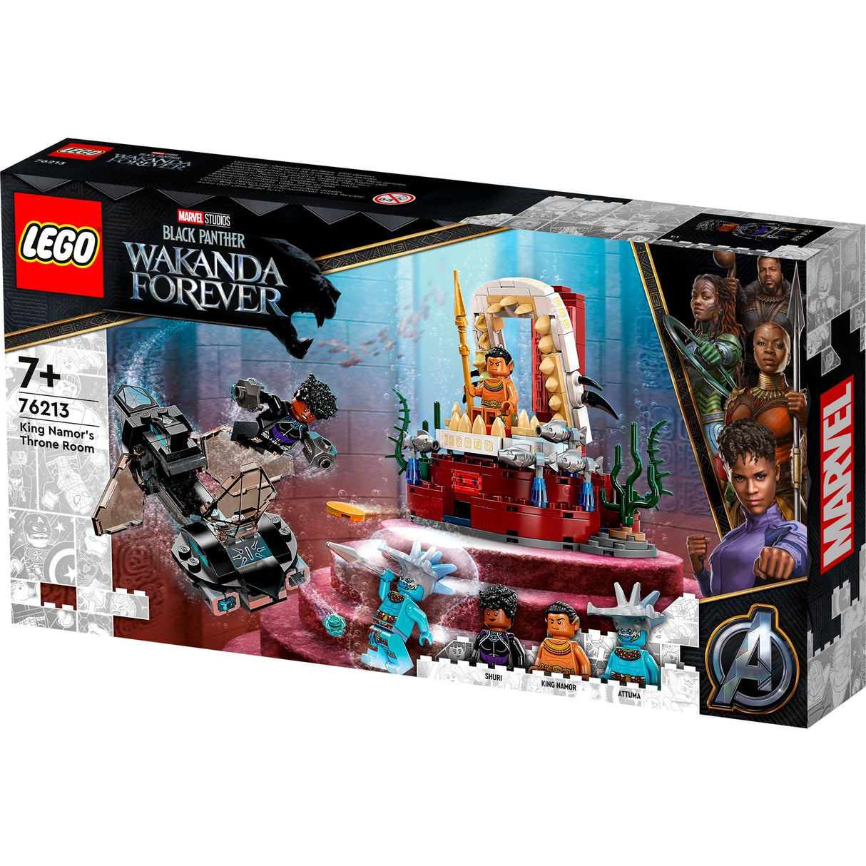 LEGO Marvel King Namor’s Throne Room Building Toy (76213)