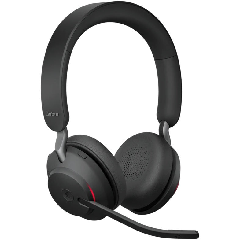 Jabra Evolve2 65, MS Stereo On-Ear Headset (Black, Microsoft Teams, Bluetooth)