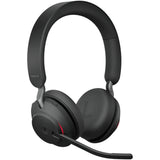 Jabra Evolve2 65, MS Stereo On-Ear Headset (Black, Microsoft Teams, Bluetooth)