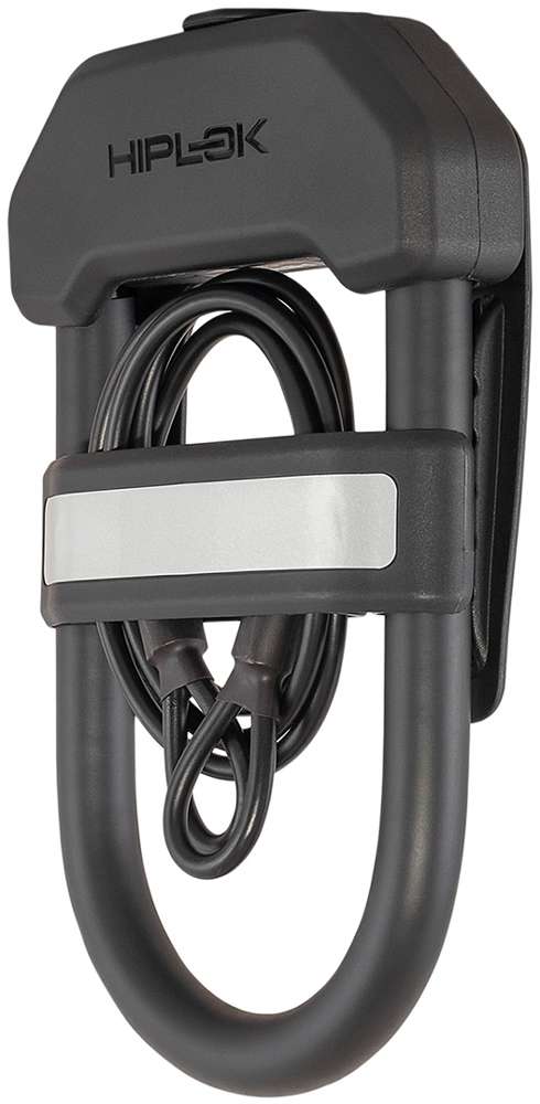 Hiplok dxc with clip and cable - portable u-lock