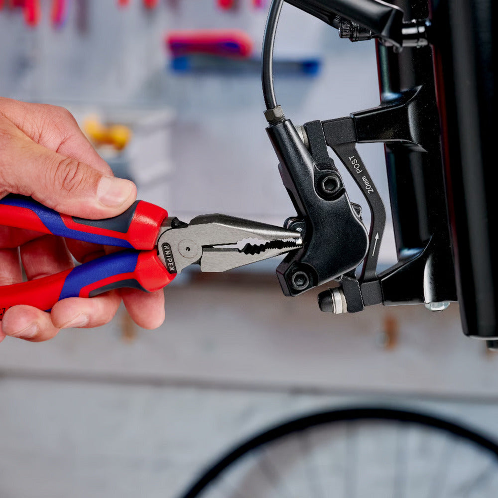 Knipex špicaté kombinované kliešte kombinované kliešte (červeno modré)