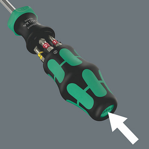 Wera kraftform compact 27 ra 1 6-osaisella teräsarjalla
