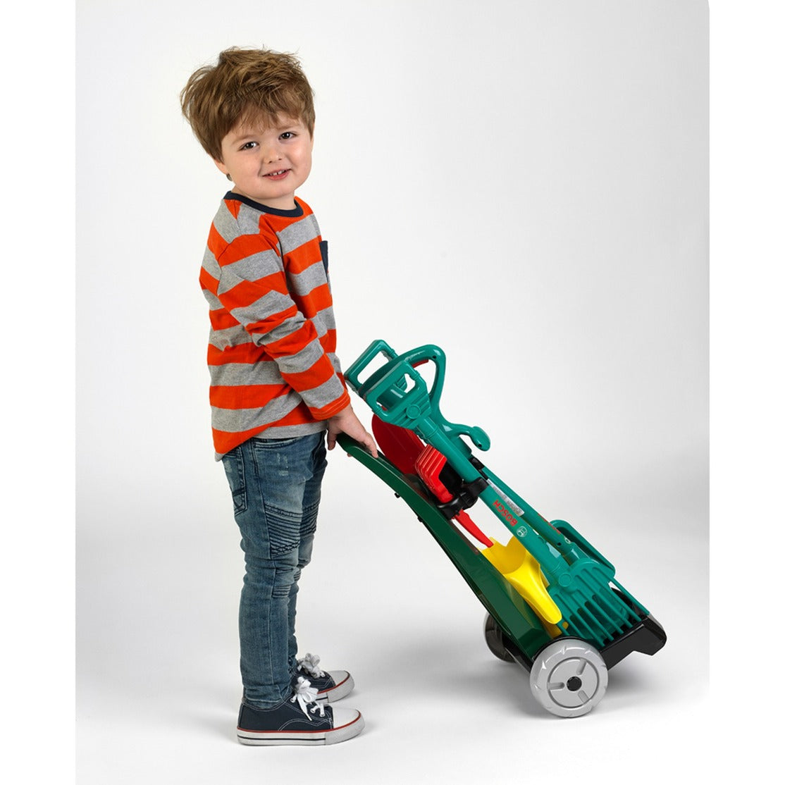 Theo Klein Bosch garden trolley play set