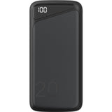 Goobay Quick Charge Power Bank 20,000 mAh - 74 Wh (Black, USB-C PD, QC 3.0)