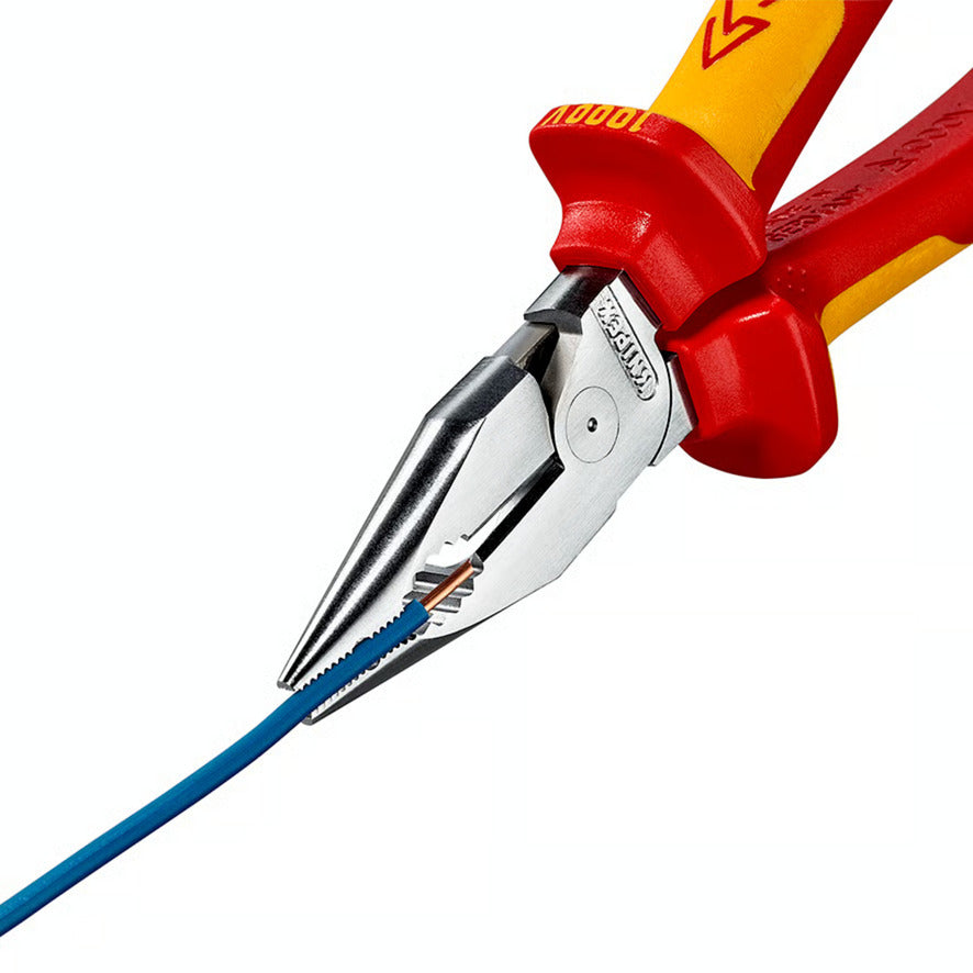 Knipex pointed combination pliers combination pliers (red yellow)