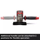 Einhell batteri vinkelslip te-ag 18 125-2 li (1x4,0 ah) vinkelslip (röd svart, inkl. 4,0 ah power x-change batteri och laddare)